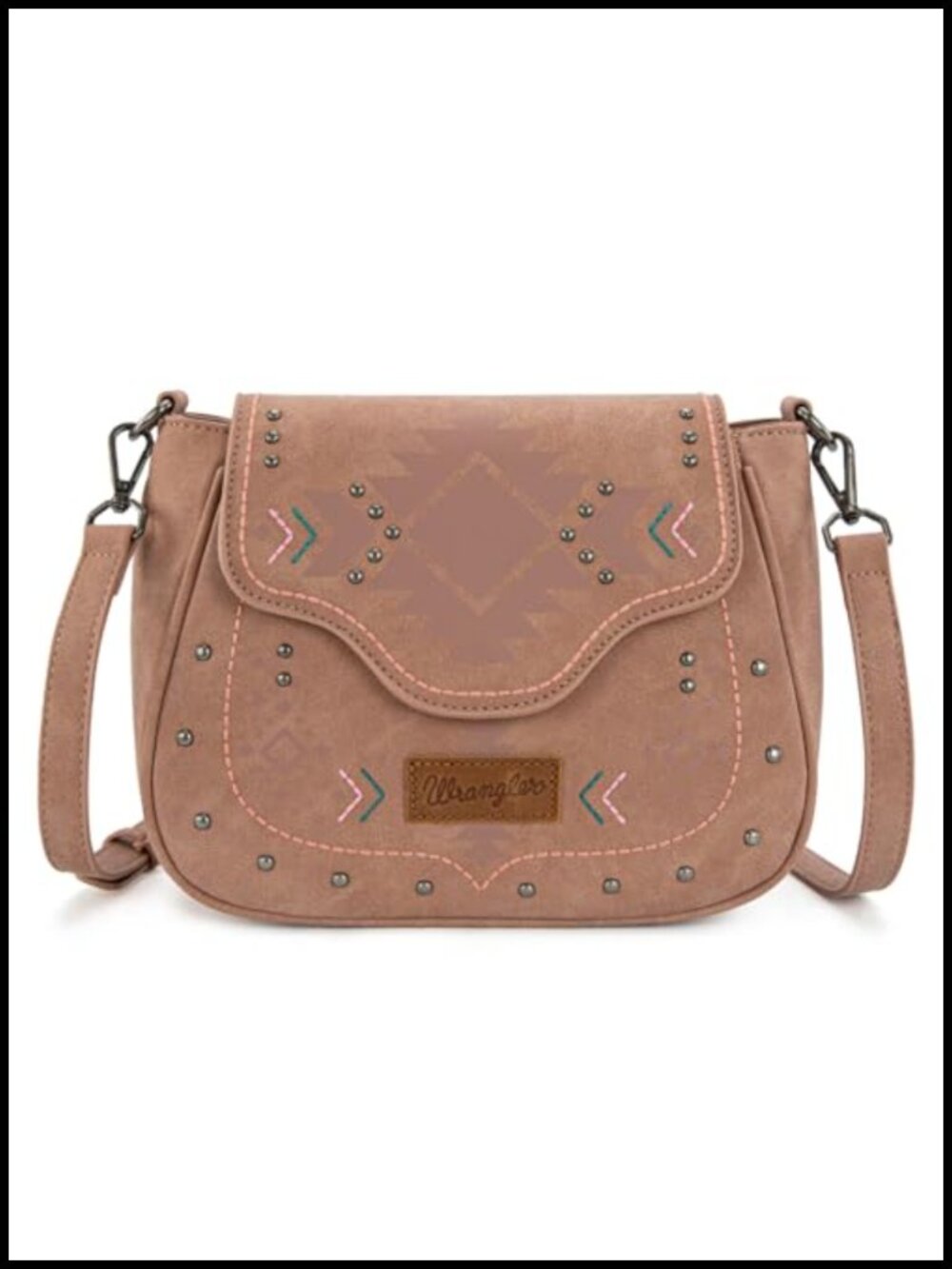 Western Aztec Crossbody Saddle Bag Travel Purse Cowgirl